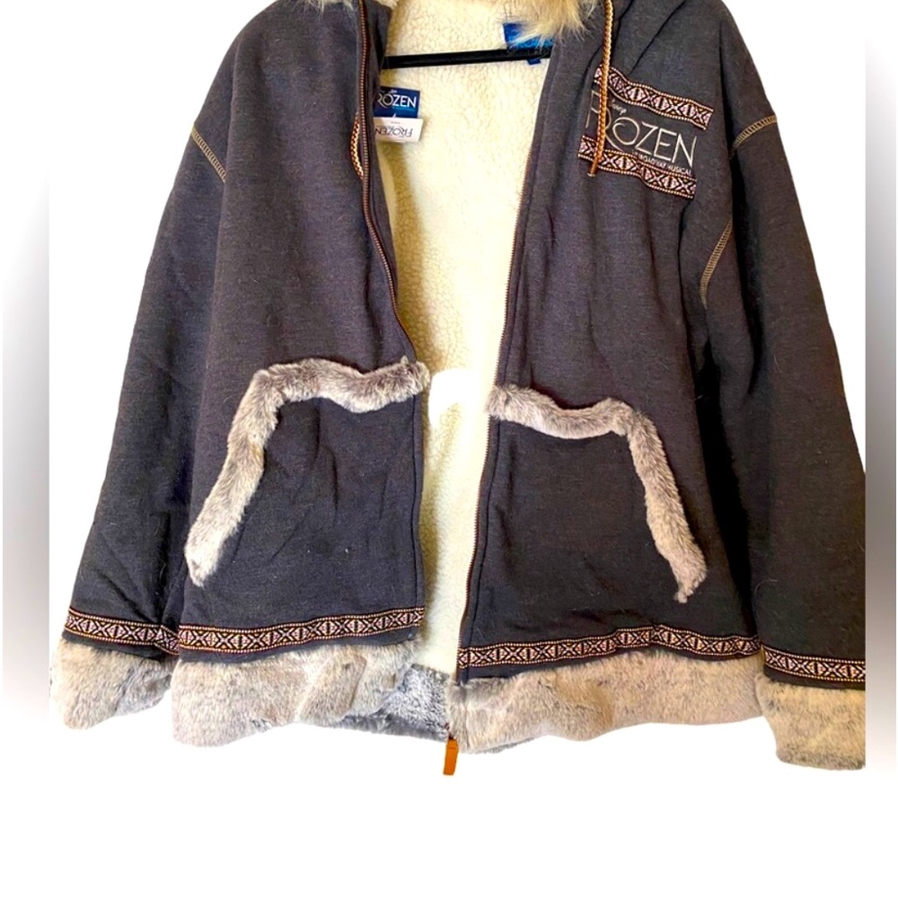 Disney Frozen Broadway Kristoff hooded sweat jacket size XXL